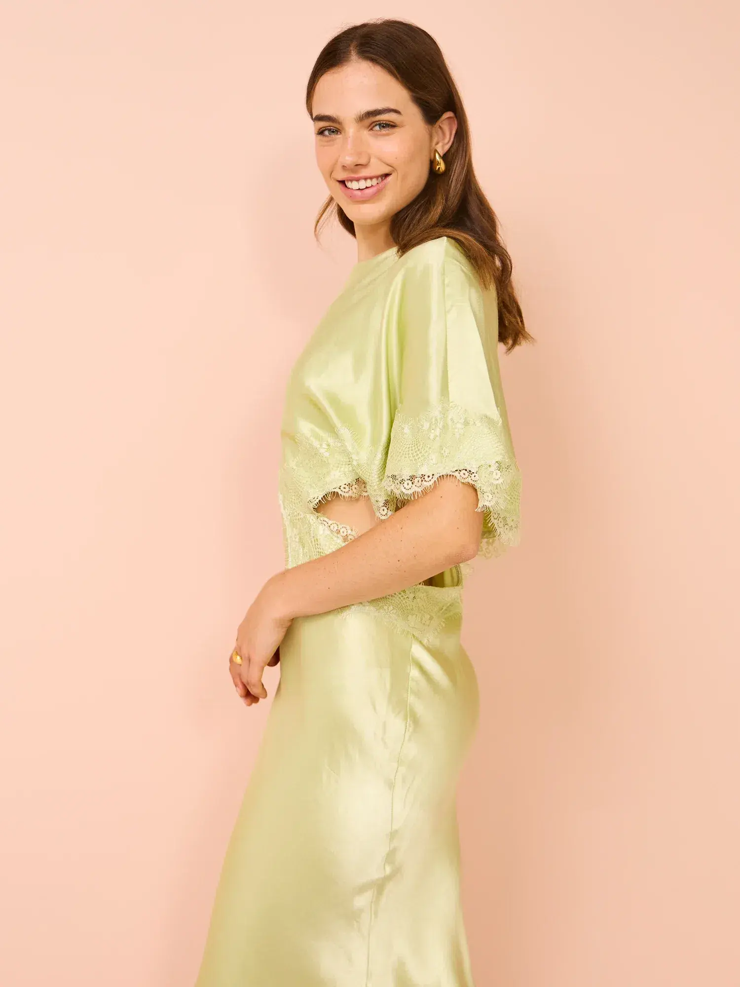 Nicky Asymmetric Sleeve Maxi Dress Size S/ AU 8  - Image 3