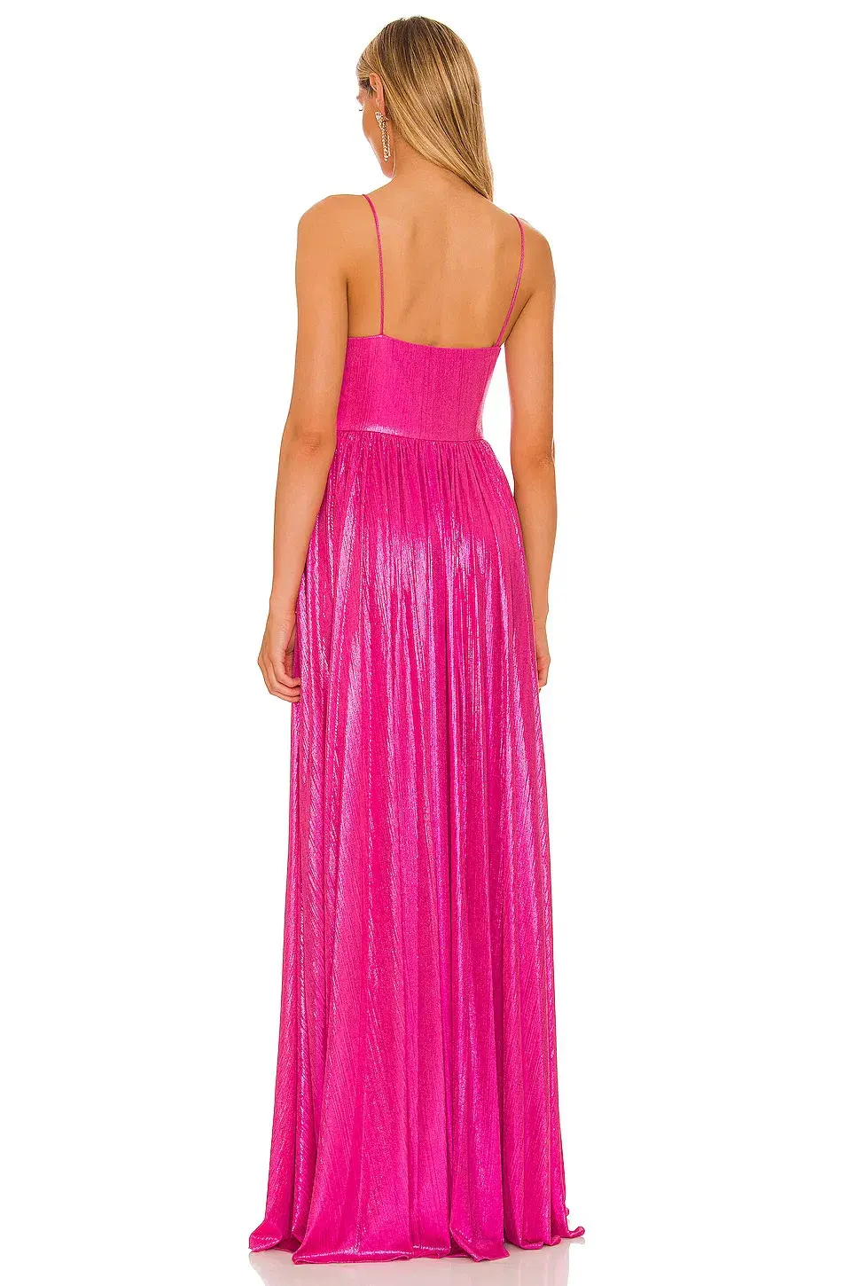 Retrofete Doss Gown Hot Pink Size XS / AU 6 - Image 3