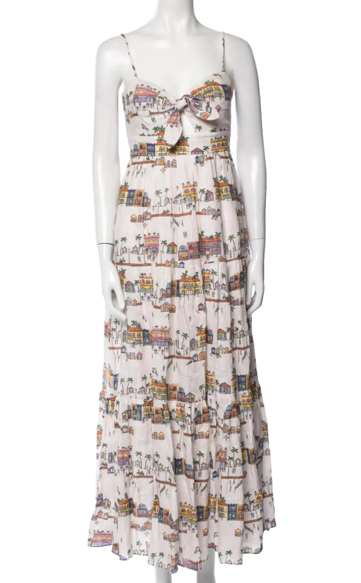 Zimmerman Mae Dress Maxi Print Size AU 8 - Image 3