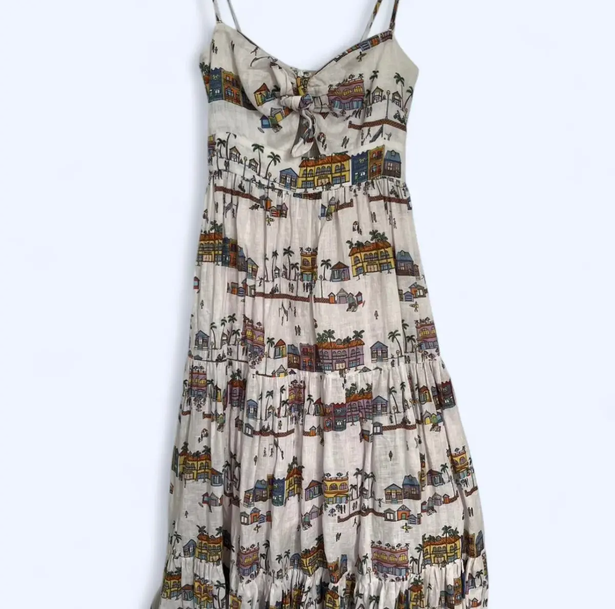 Zimmerman Mae Dress Maxi Print Size AU 8 - Image 4