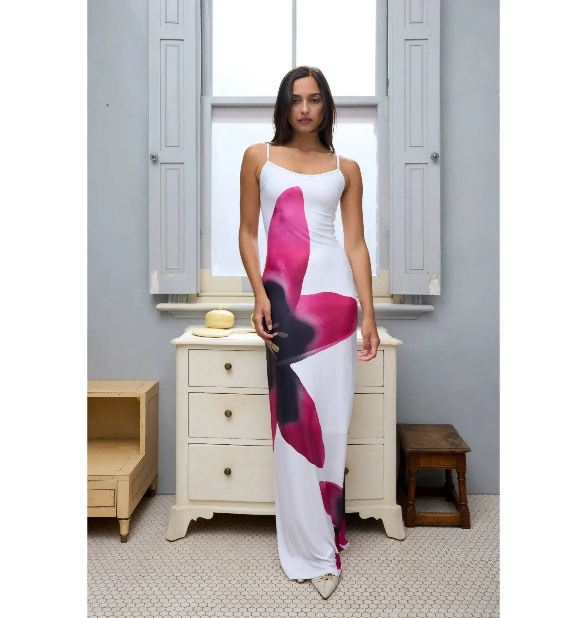 With Harper Lu Pearl Lily Slip Maxi Dress Floral Size XS / AU 6 - Image 1
