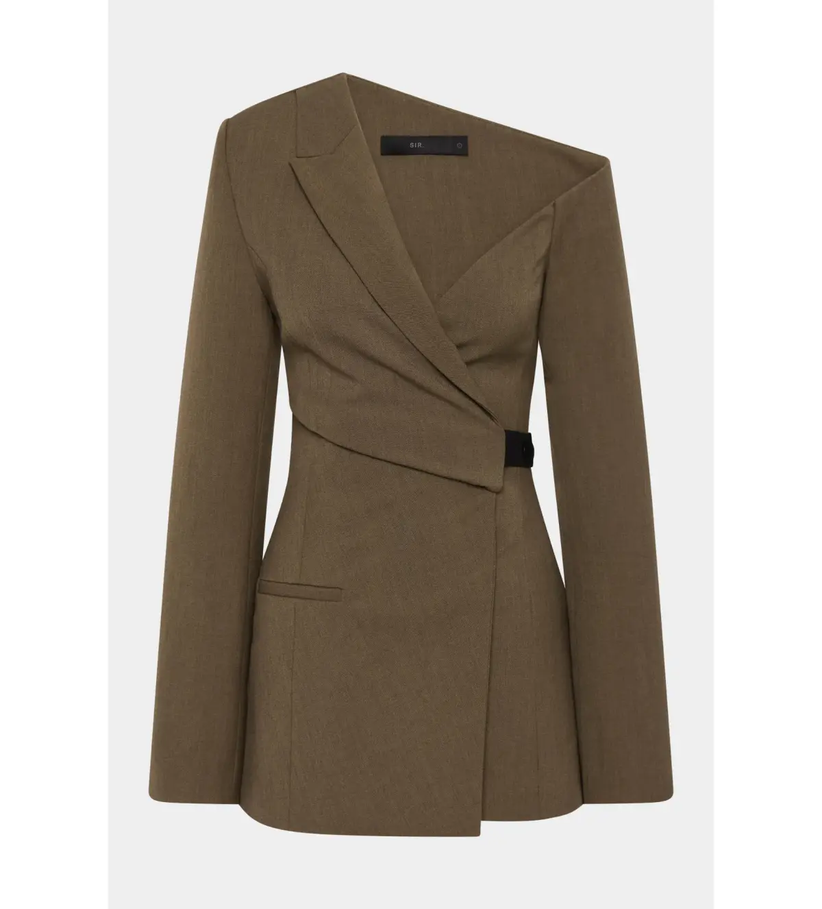 Sir Sartoria Mini Dress in Chocolate Marle Size 2/ AU 10 - Image 4
