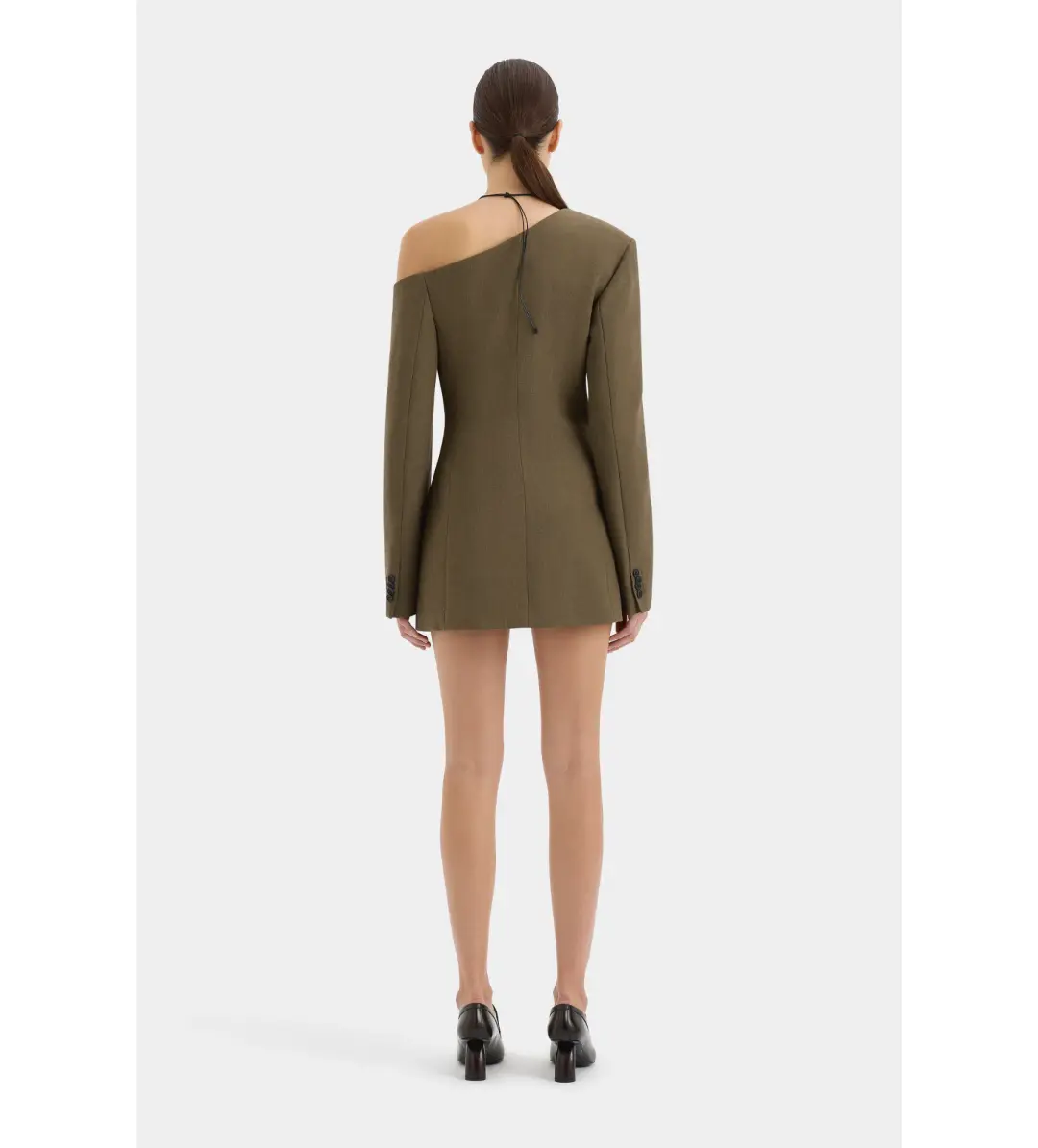 Sir Sartoria Mini Dress in Chocolate Marle Size 2/ AU 10 for rent on The Volte - main image