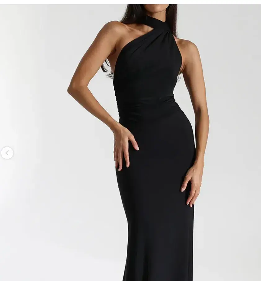 Natalie Rolt Fabienne Gown in Black Size 8 - Image 4
