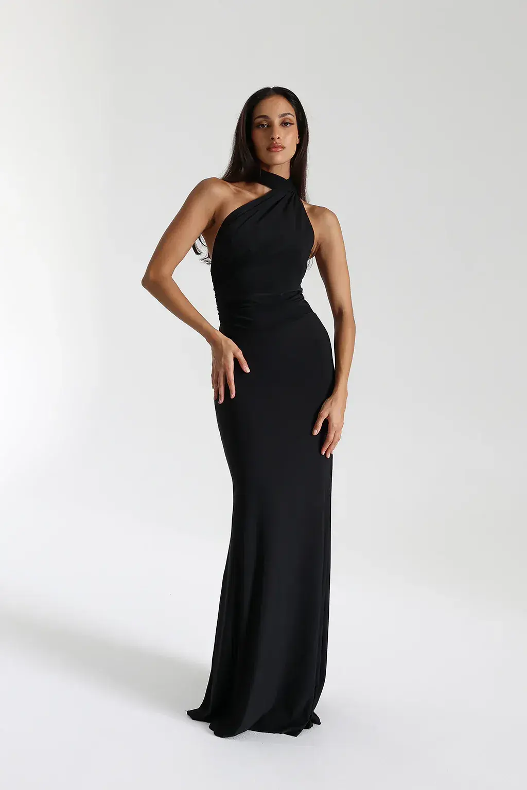 Natalie Rolt Fabienne Gown in Black Size 8 - Image 1
