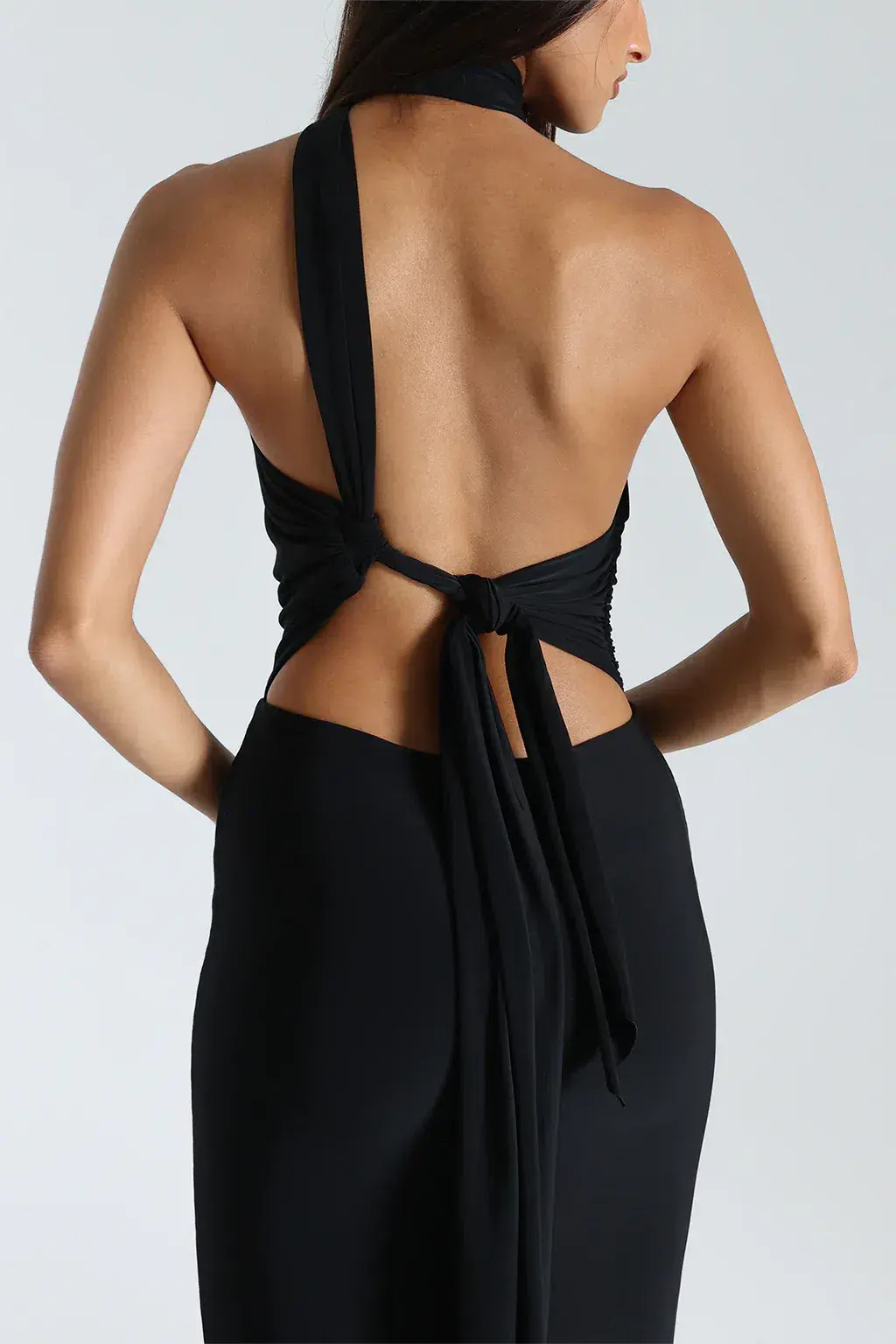 Natalie Rolt Fabienne Gown in Black Size 8 - Image 3