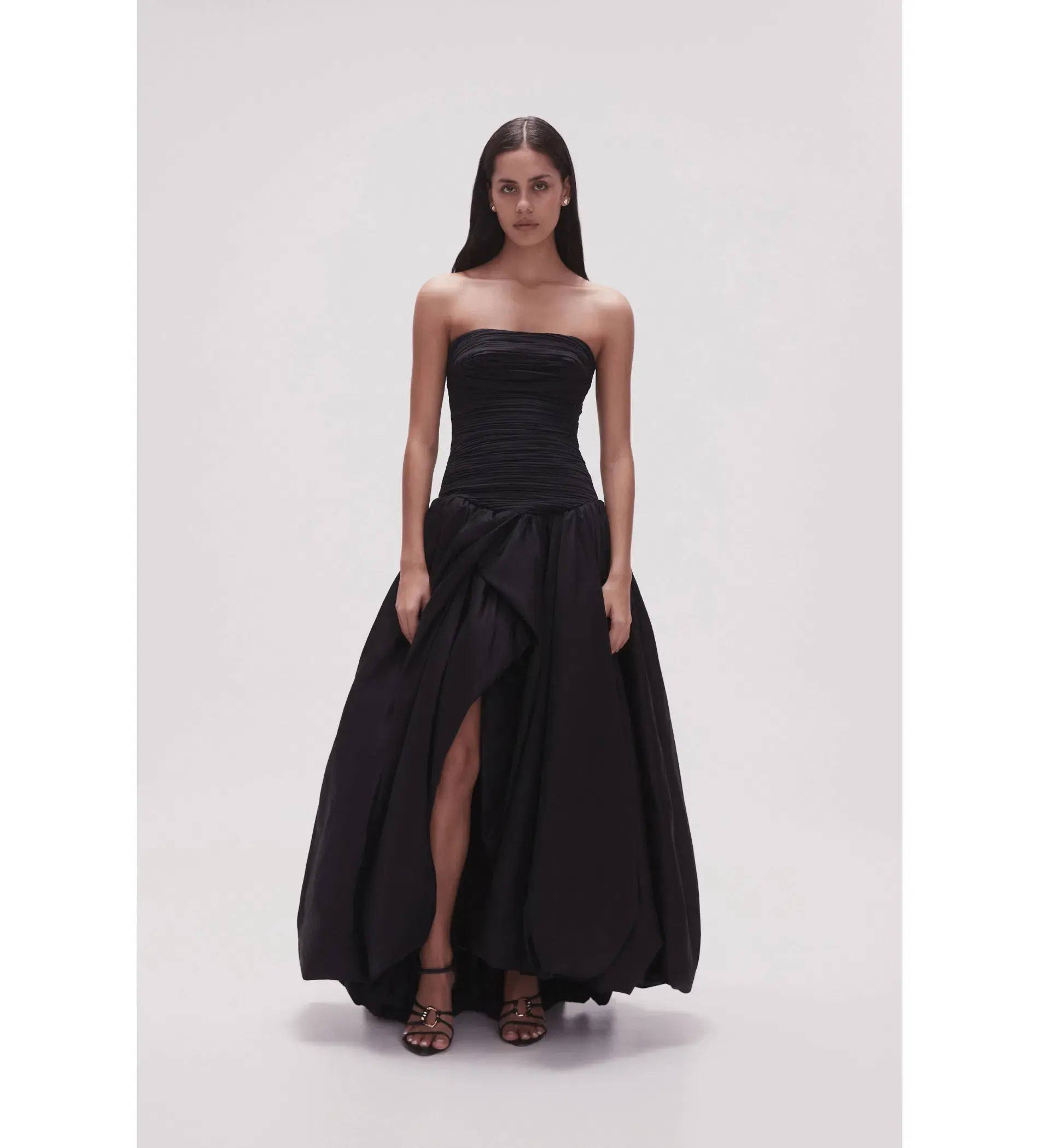 Aje Violette Bubble Hem Maxi in Black Size AU 8 - Image 3