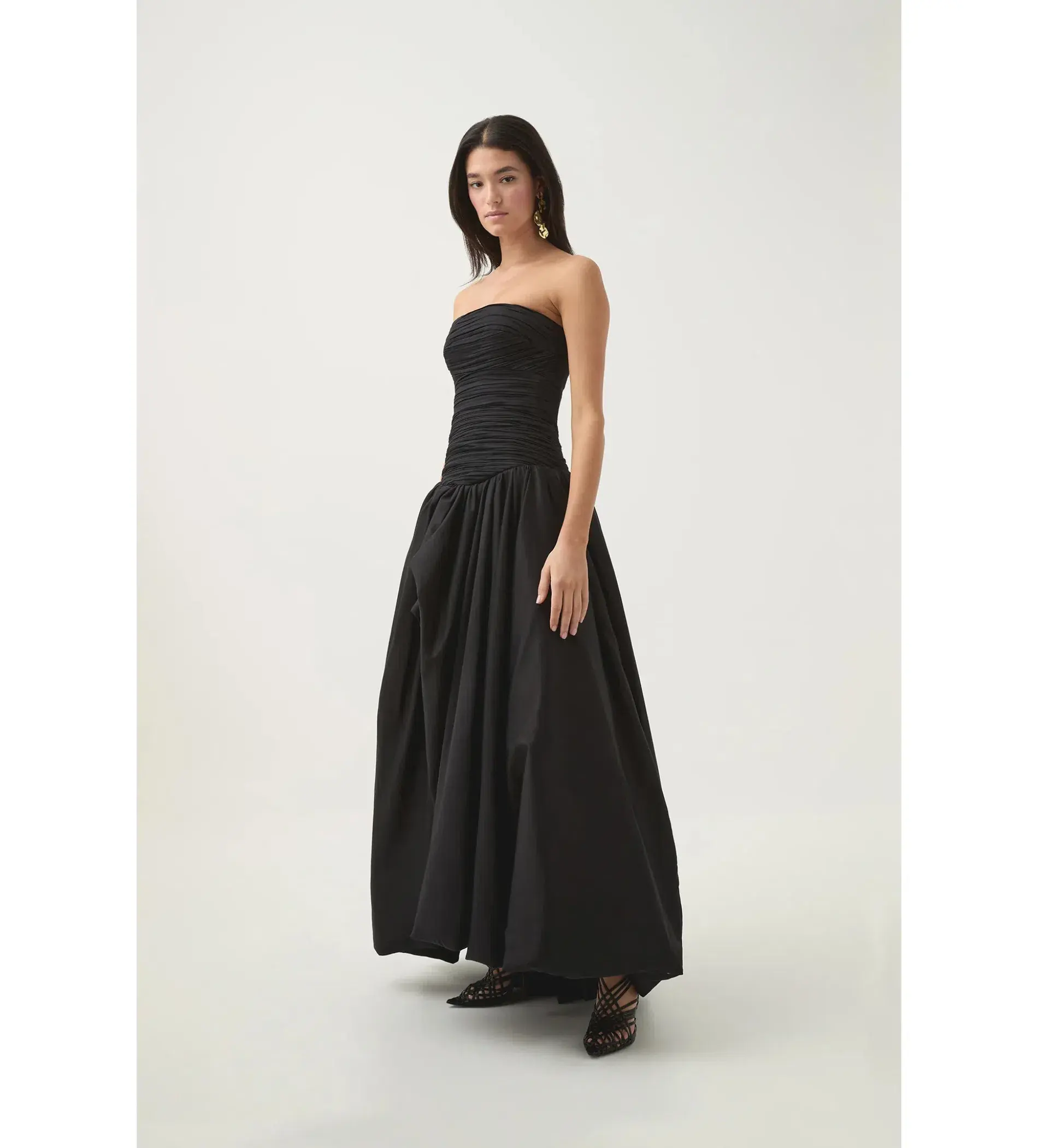 Aje Violette Bubble Hem Maxi in Black Size AU 8 - Image 2