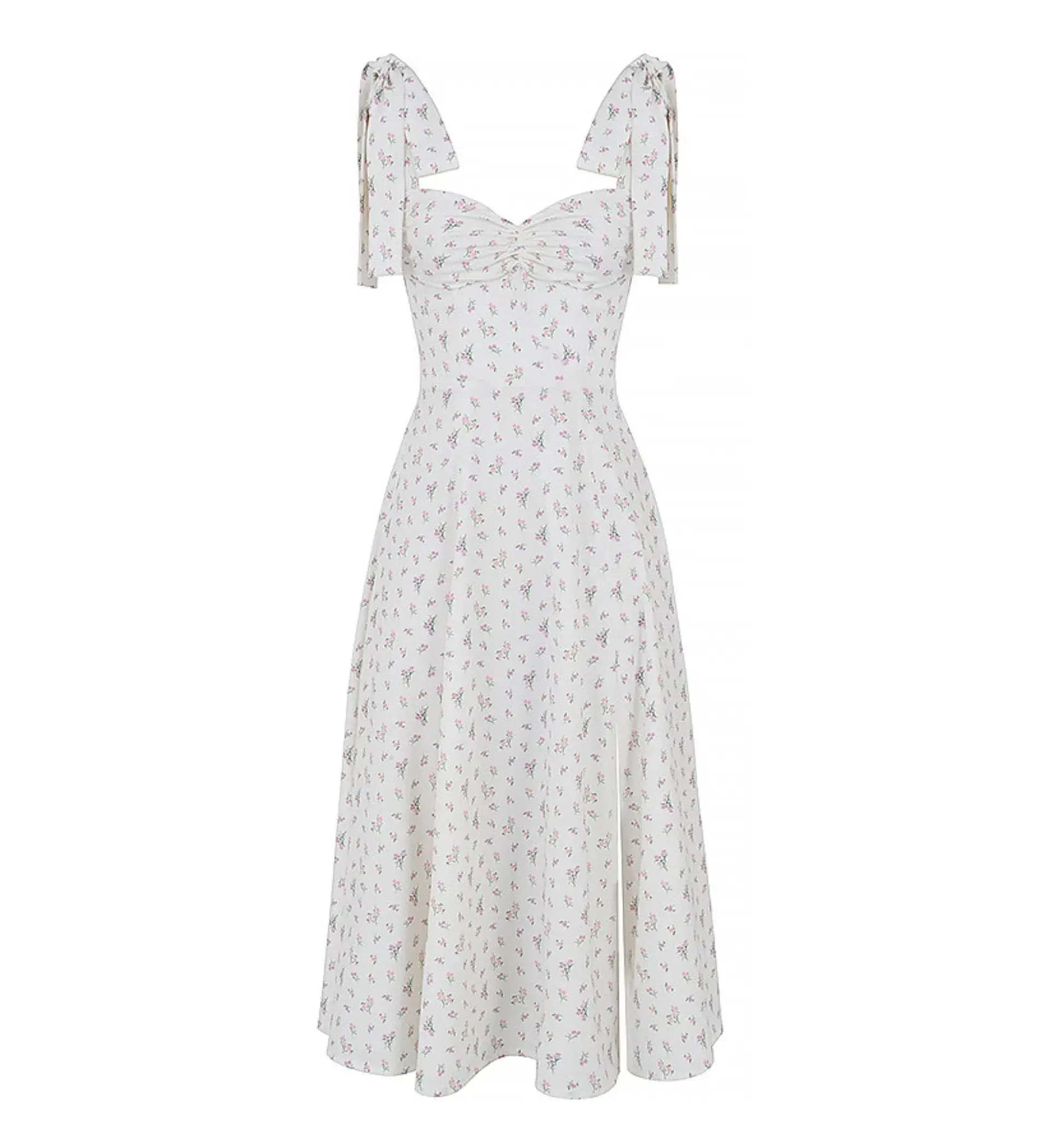House of CB Alicia white floral midi sundress Size XS/ AU 6 - Image 4