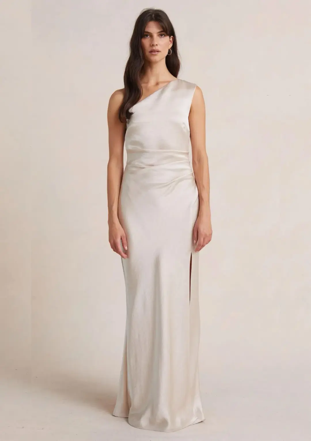 Bec & Bridge Dreamer Asym Dress Sand Size 8 for rent on The Volte - main image