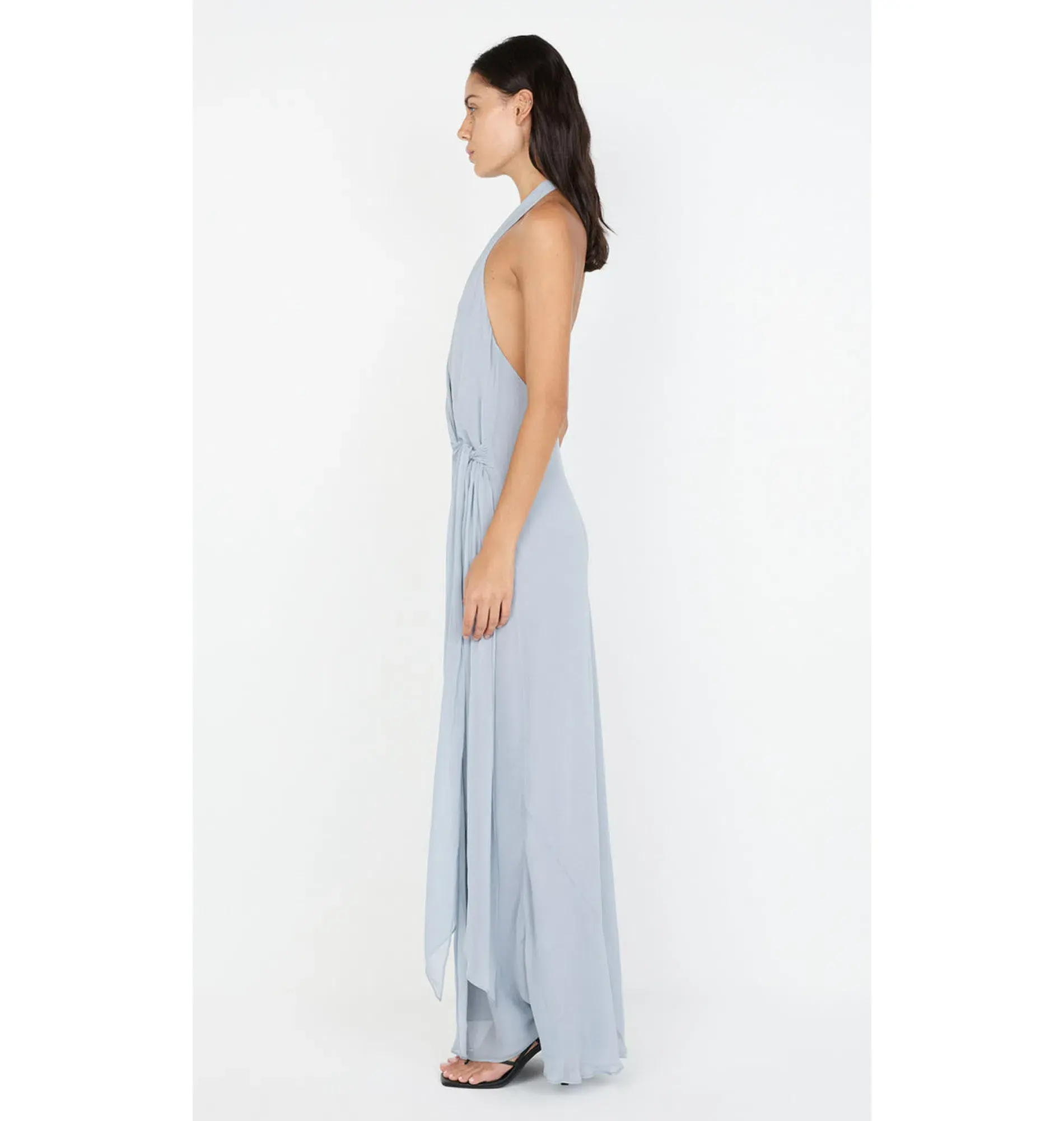 Bec & Bridge Soneva Wrap Dress Cloud Blue Size AU 6 - Image 2