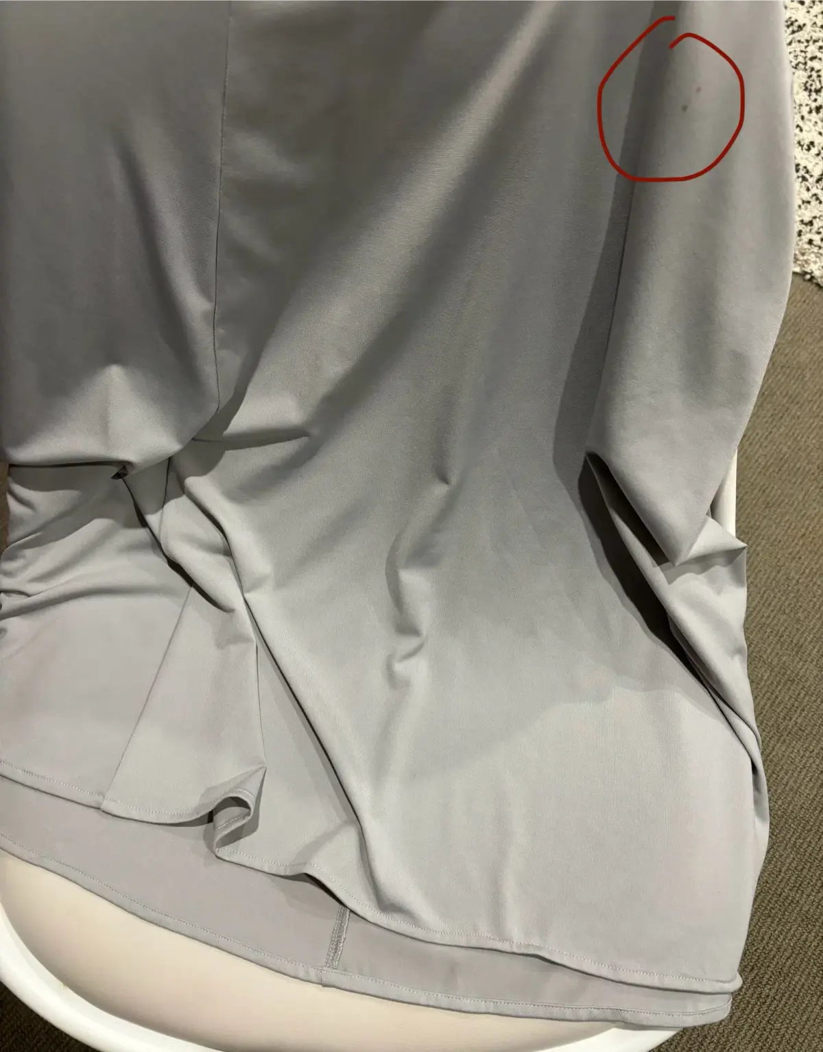 Ance Gria Gaia Gown in Silver Grey Size 8 - Image 5
