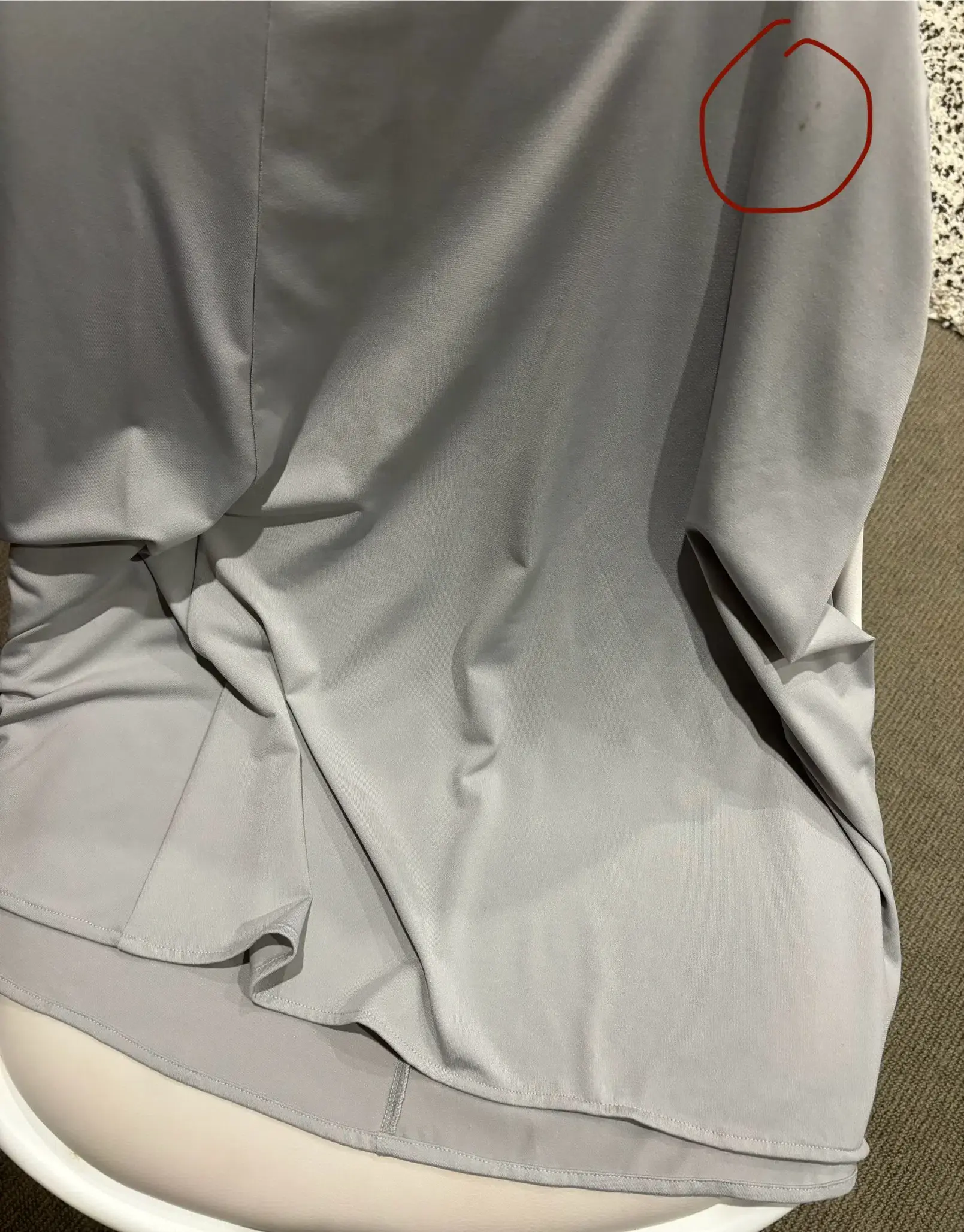 Ance Gria Gaia Gown in Silver Grey Size 8 - Image 5