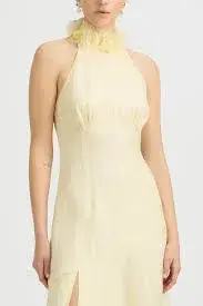Sonya Moda Noelle Gown Maxi Butter Yellow Size AU 6 - Image 3