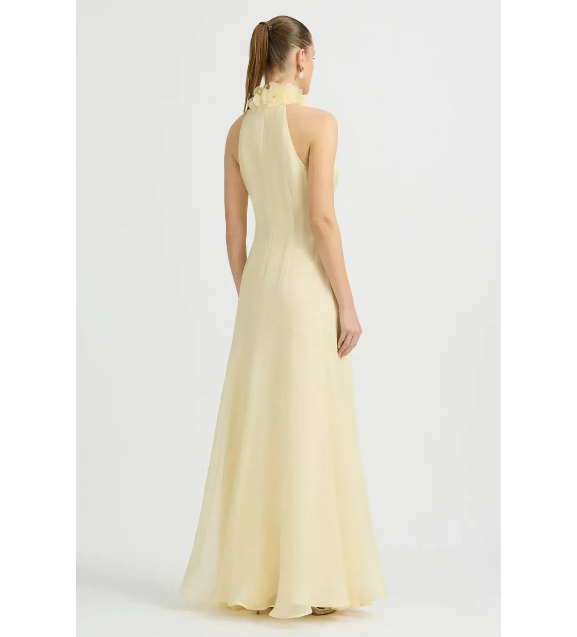 Sonya Moda Noelle Gown in Yellow Size 12  - Image 2