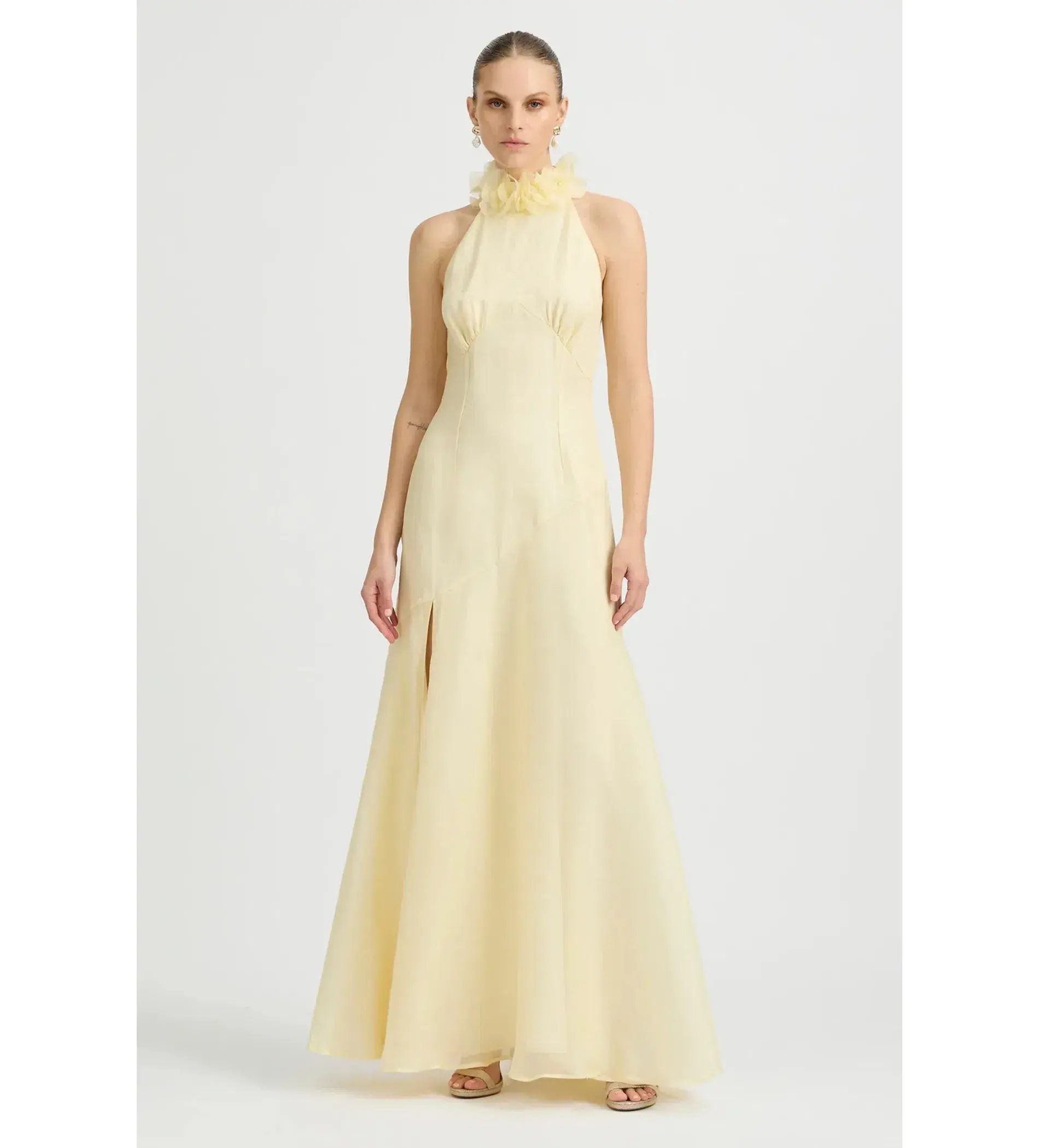 Sonya Moda Noelle Gown in Yellow Size 12  - Image 1