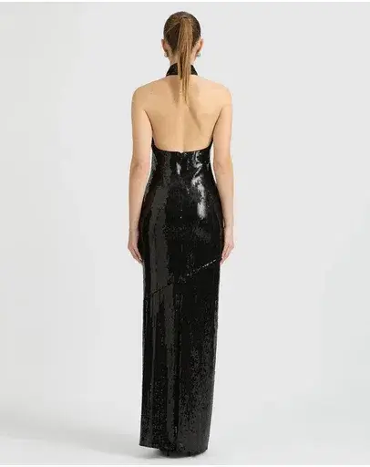 Sonya Moda Gia Gown in Black Size 8 - Image 3