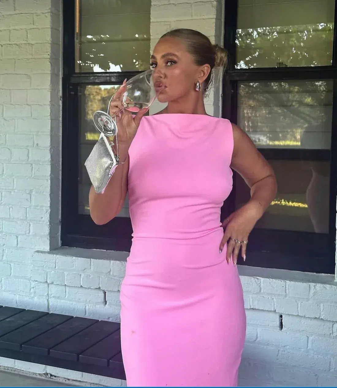 Effie Kats Fairy Floss Verona Gown in Pink Size M / AU 10 - Image 5