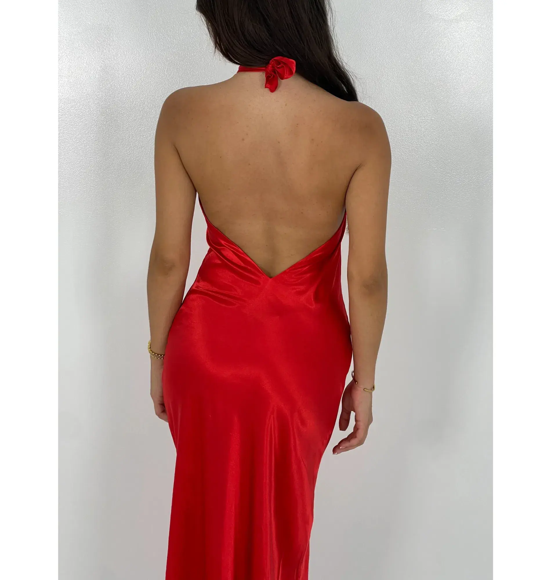 YLD Design Crossover Maxi Dress Red Size S / AU 8 - Image 3
