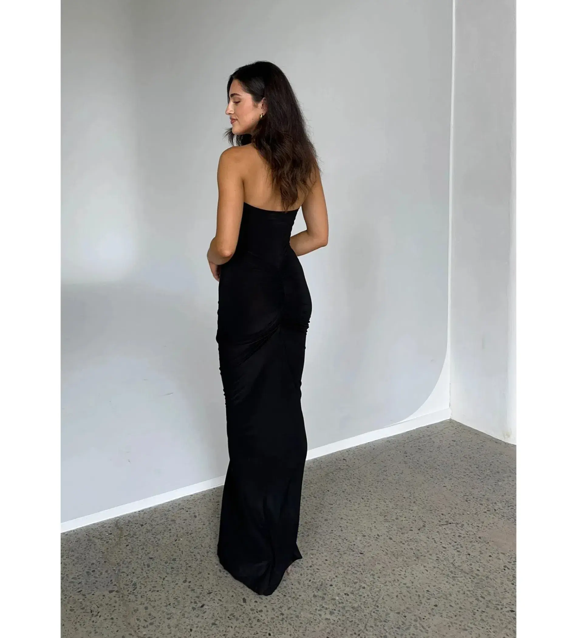 Natalie Rolt Black Shontae Gown in Black Size 1/ AU 8 - Image 2