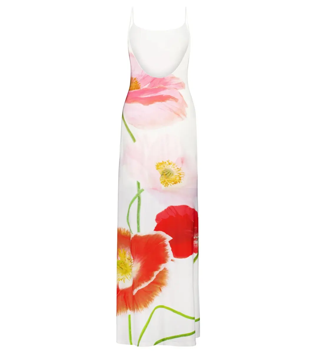 With Harper Lu Poppy Low Back Maxi in White Size Small/ AU 8  for rent on The Volte - main image