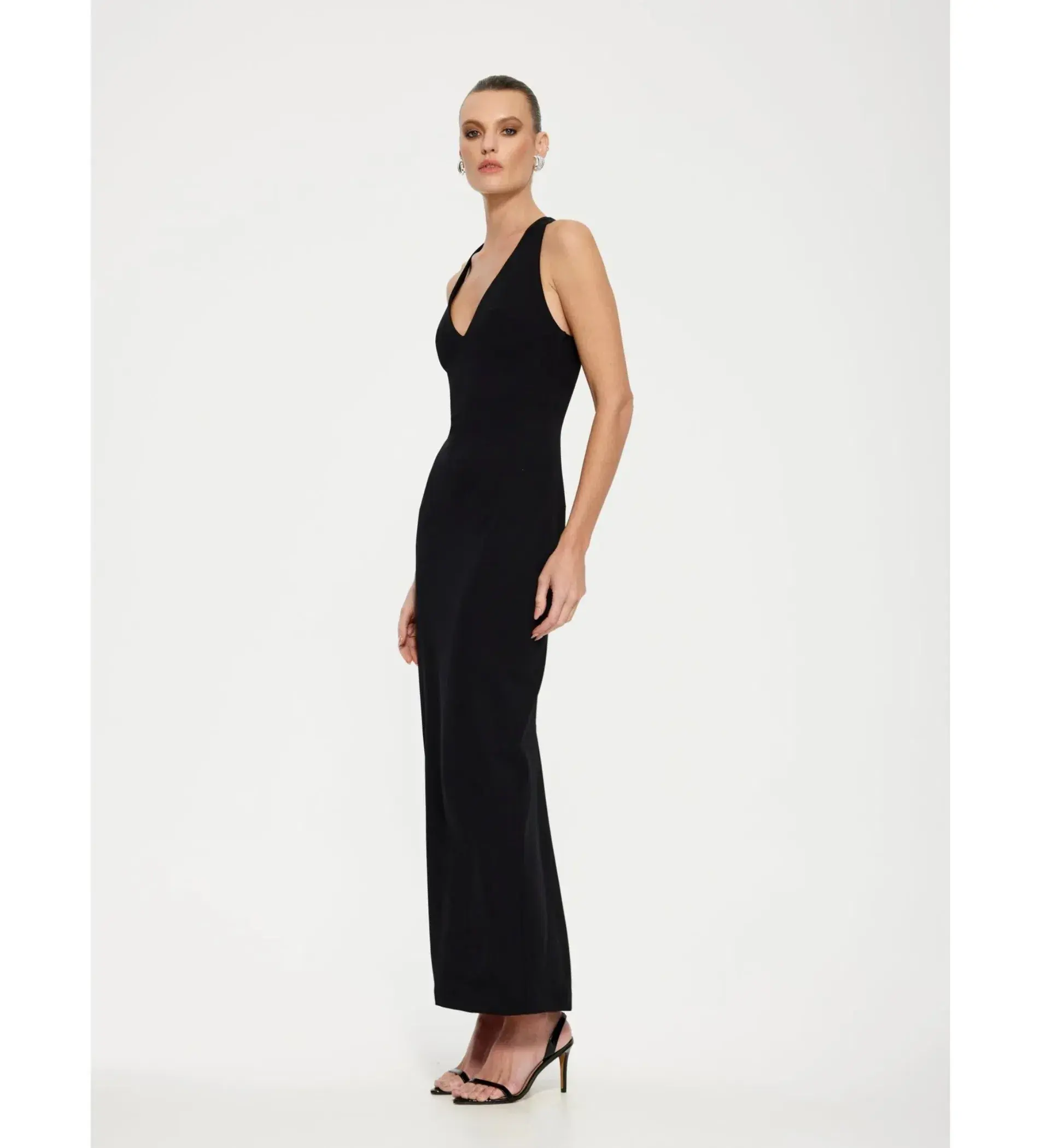 Effie Kats Black Eiza Gown in Black Size Small / AU 8 - Image 2