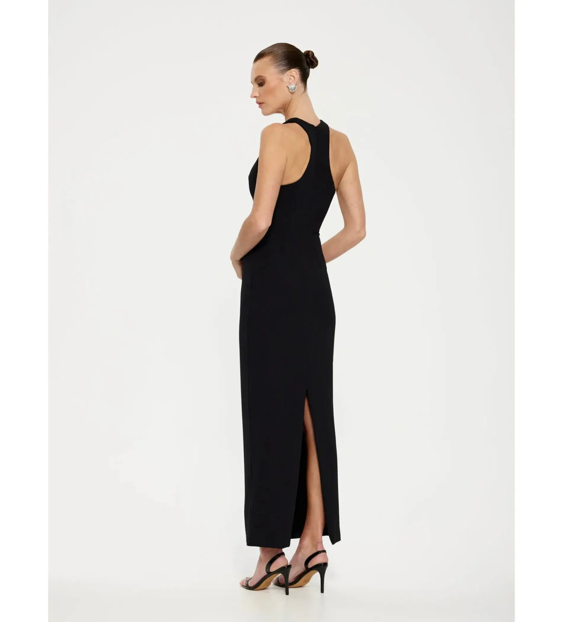 Effie Kats Black Eiza Gown in Black Size Small / AU 8 - Image 3