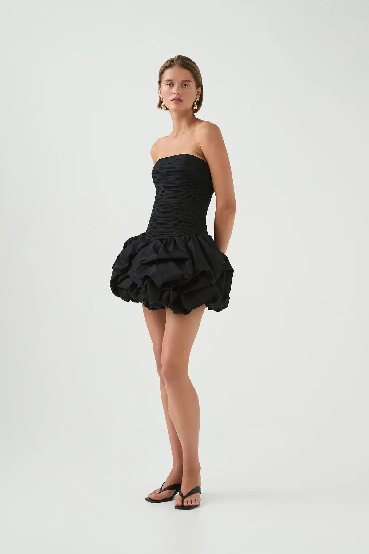 Aje Violette Bubble Hem Mini Dress Size 10 - Image 6