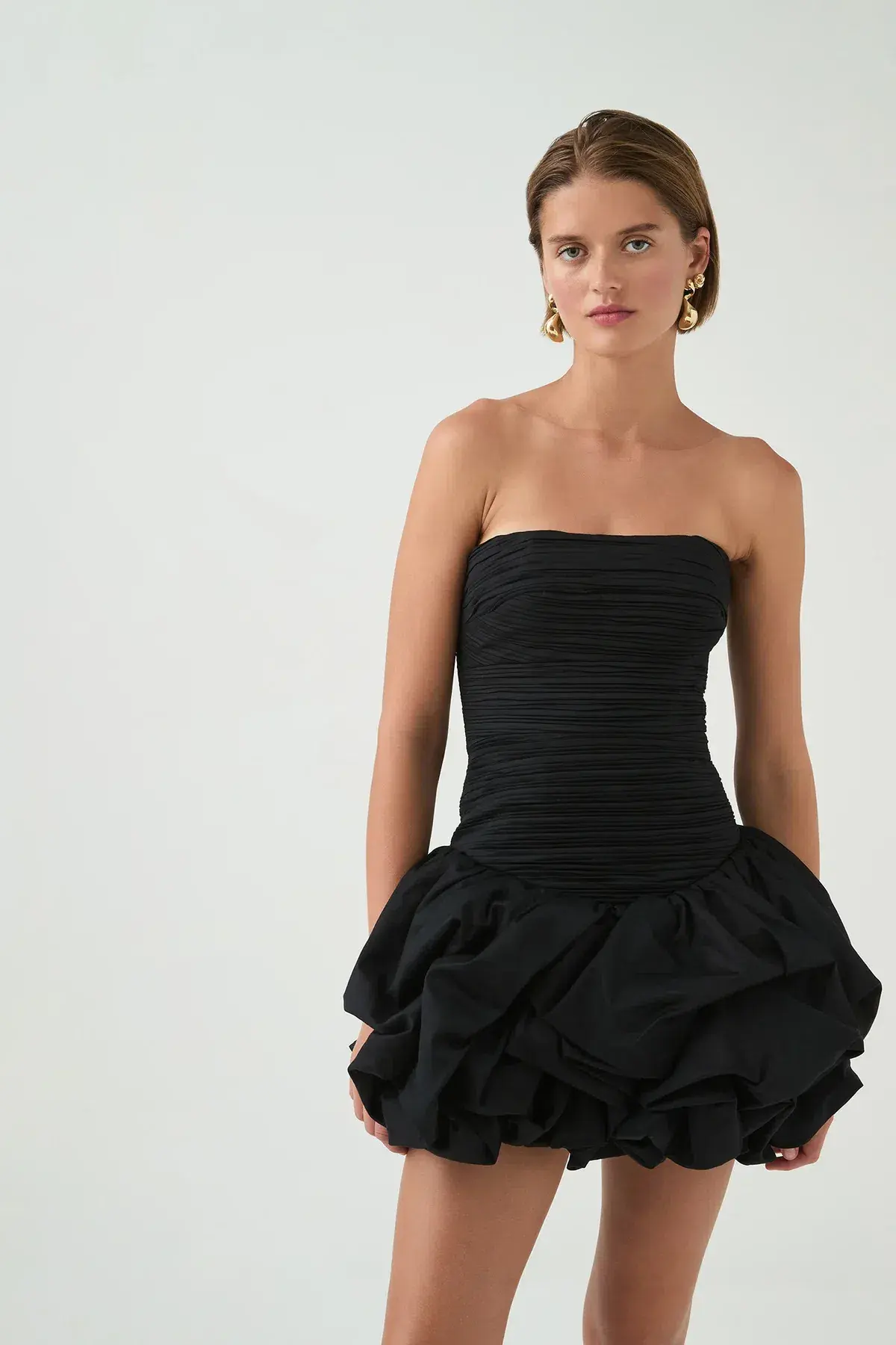 Aje Violette Bubble Hem Mini Dress Size 10 - Image 3