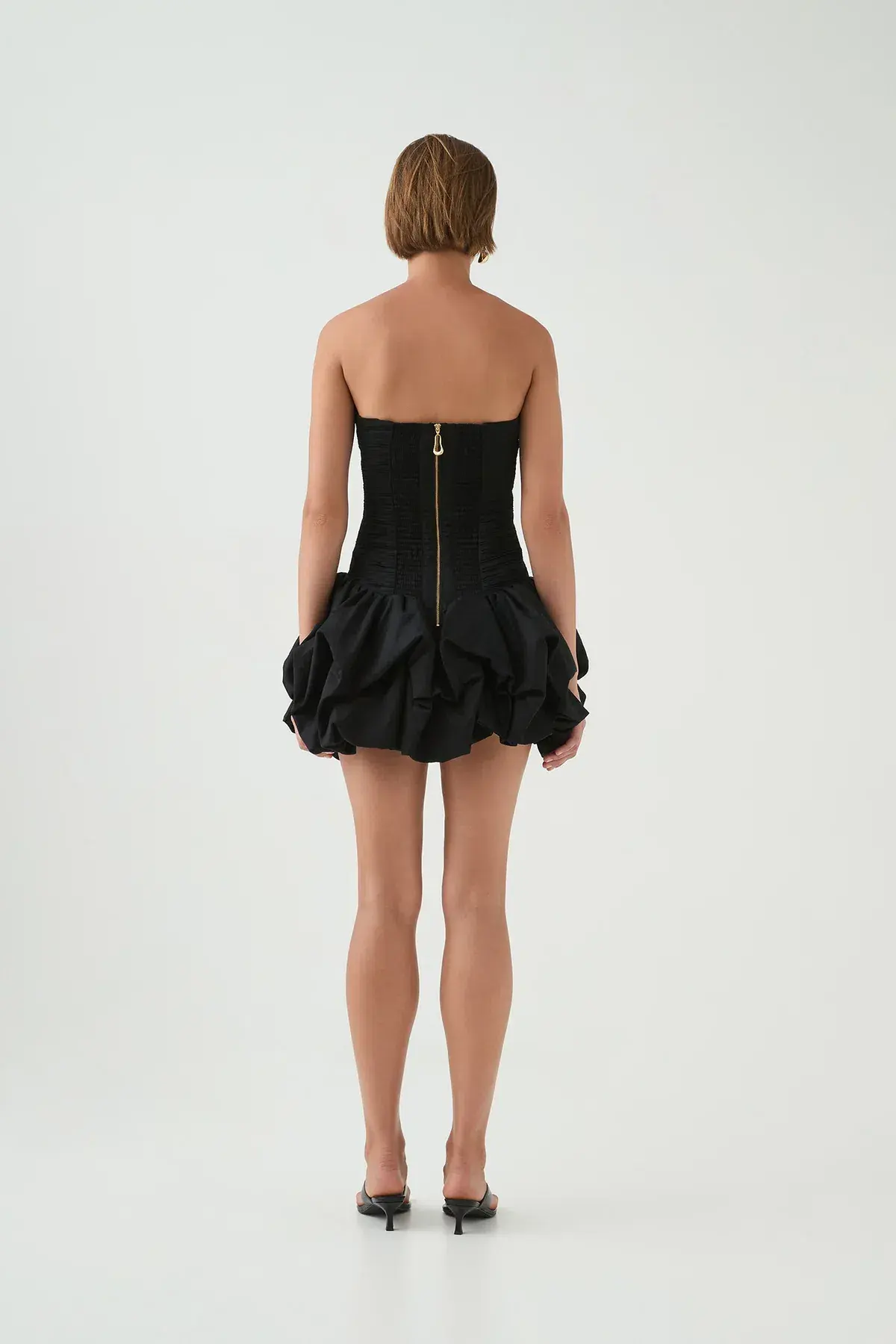Aje Violette Bubble Hem Mini Dress Size 10 - Image 7