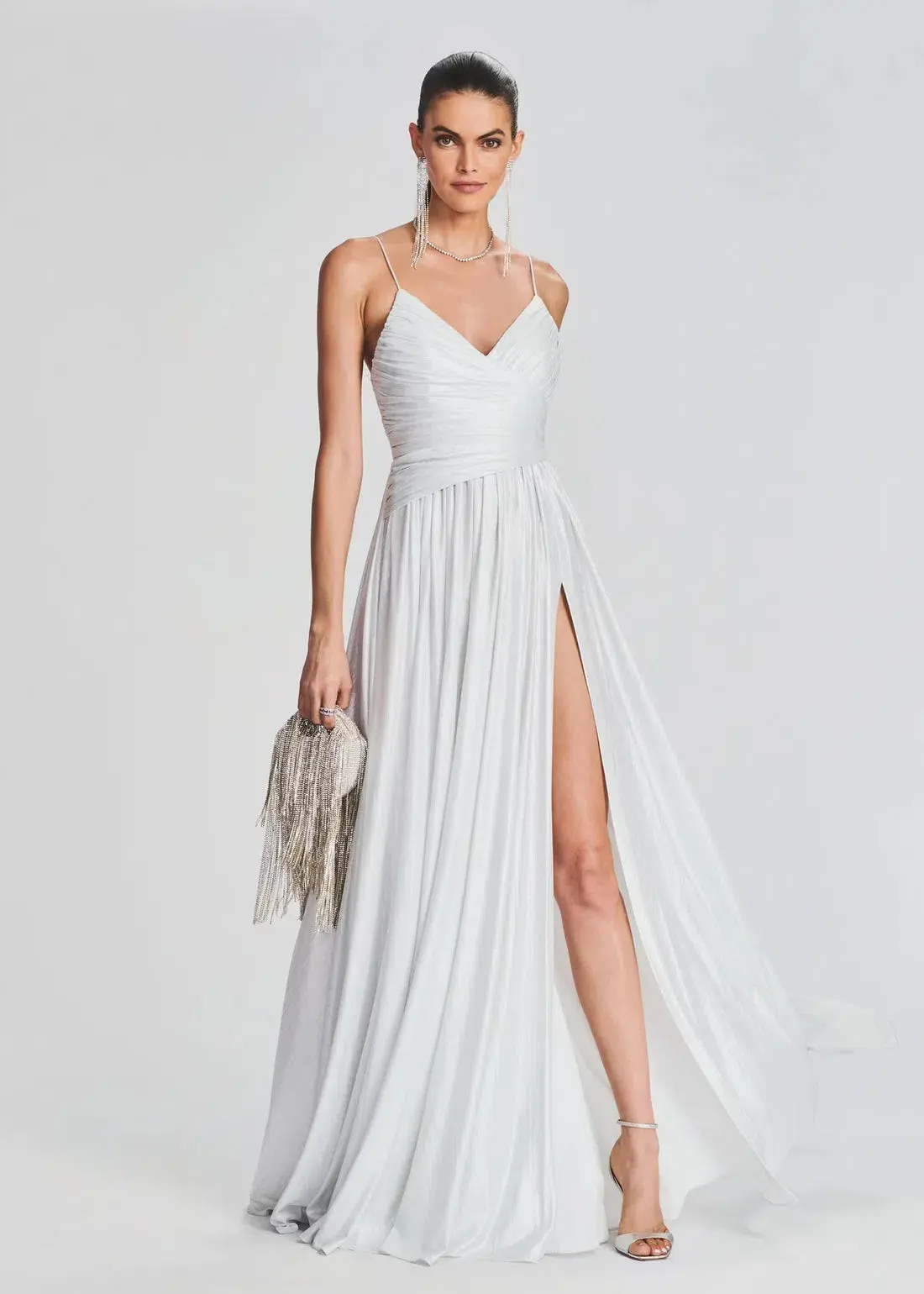 Retrofete Doss  Gown Silver Size S/Au 8  - Image 1