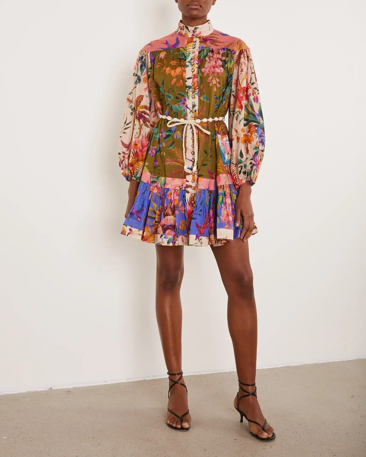 Zimmermann Tropicana Spliced Mini Dress in Floral Size 1 / AU 10 - Image 1