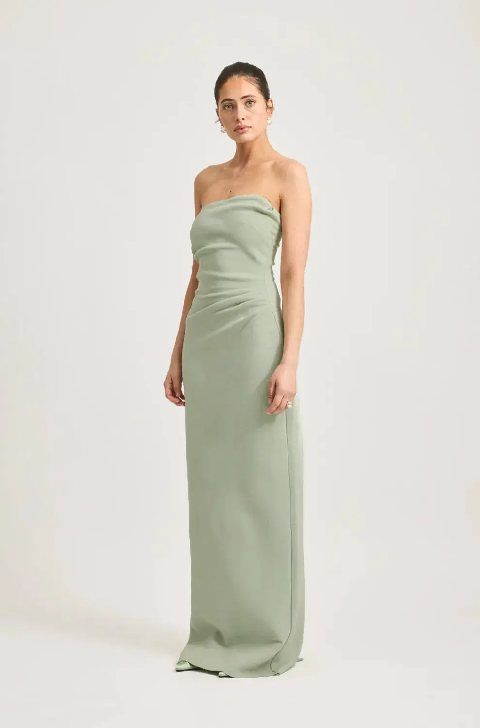 Tojha Desiree Dress Sage Size S / AU 8 for rent on The Volte - main image