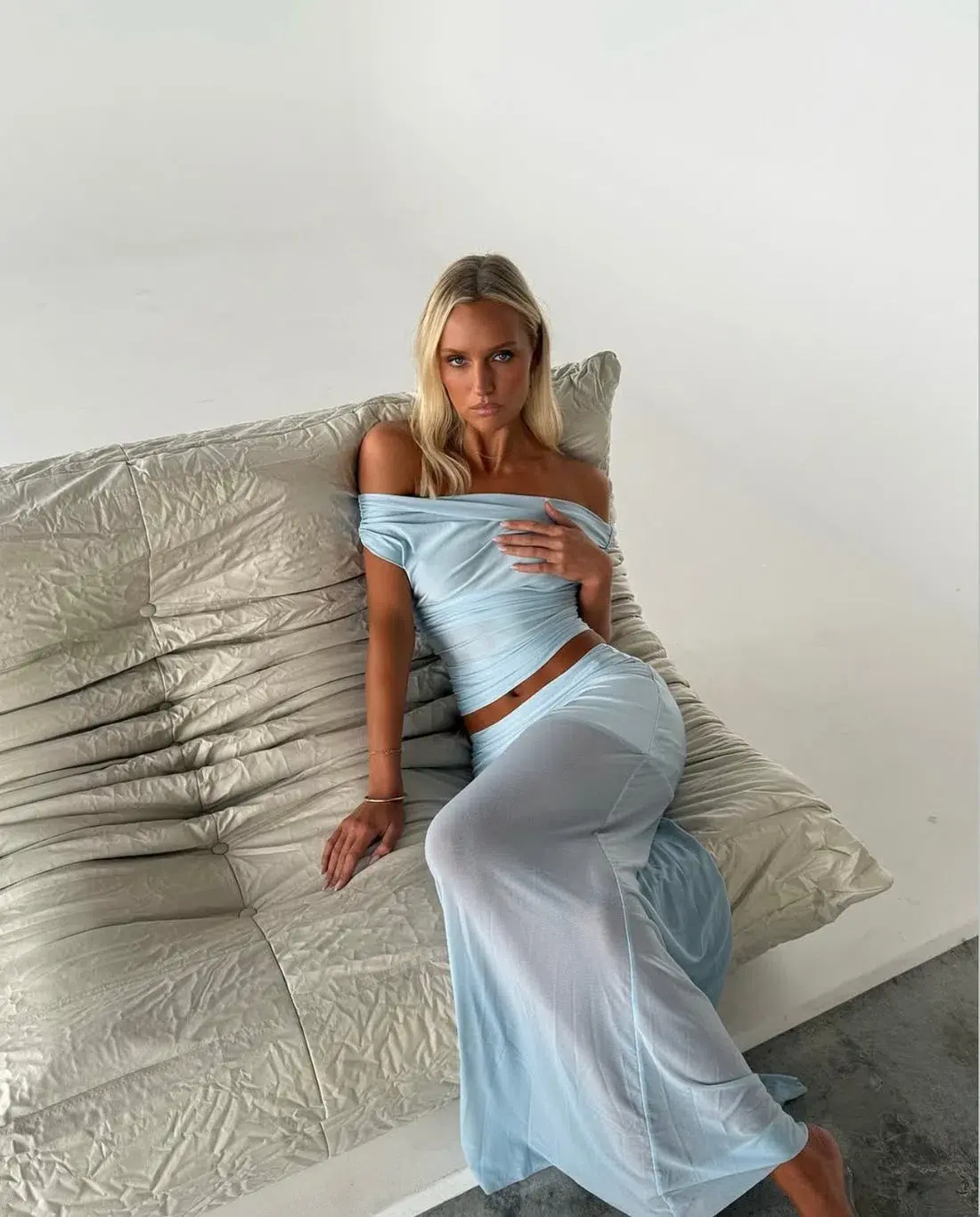 Ance Gria  Grace Set Blue Size M/Au 10 - Image 3