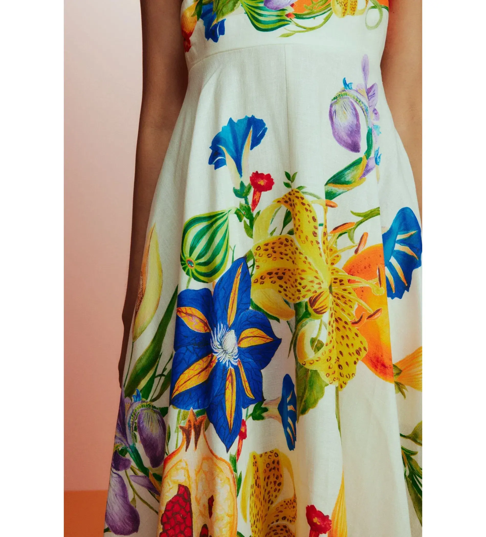 Alemais Flores Midi Sundress Floral Size 12 - Image 2