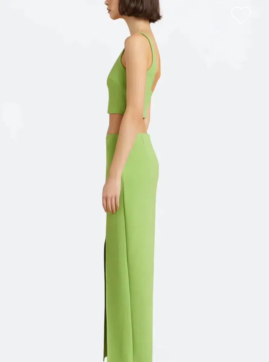 Bec & Bridge Karina Maxi Skirt & Bodice Sweet Pea Green Size 8 - Image 2