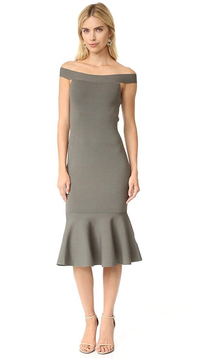 Keepsake the Label If Only knit dress in khaki size 8 - Image 1