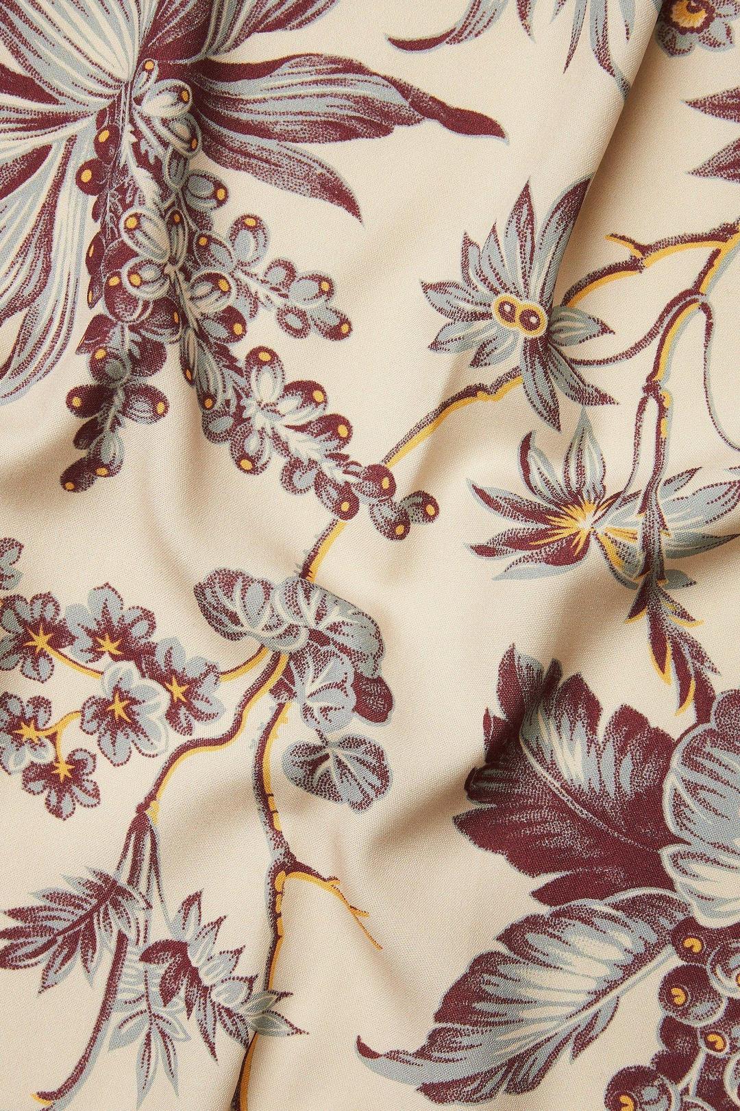 Sir The Label Avery Cut Out Gown Midi Brown Print Size AU 6 for rent on The Volte - main image