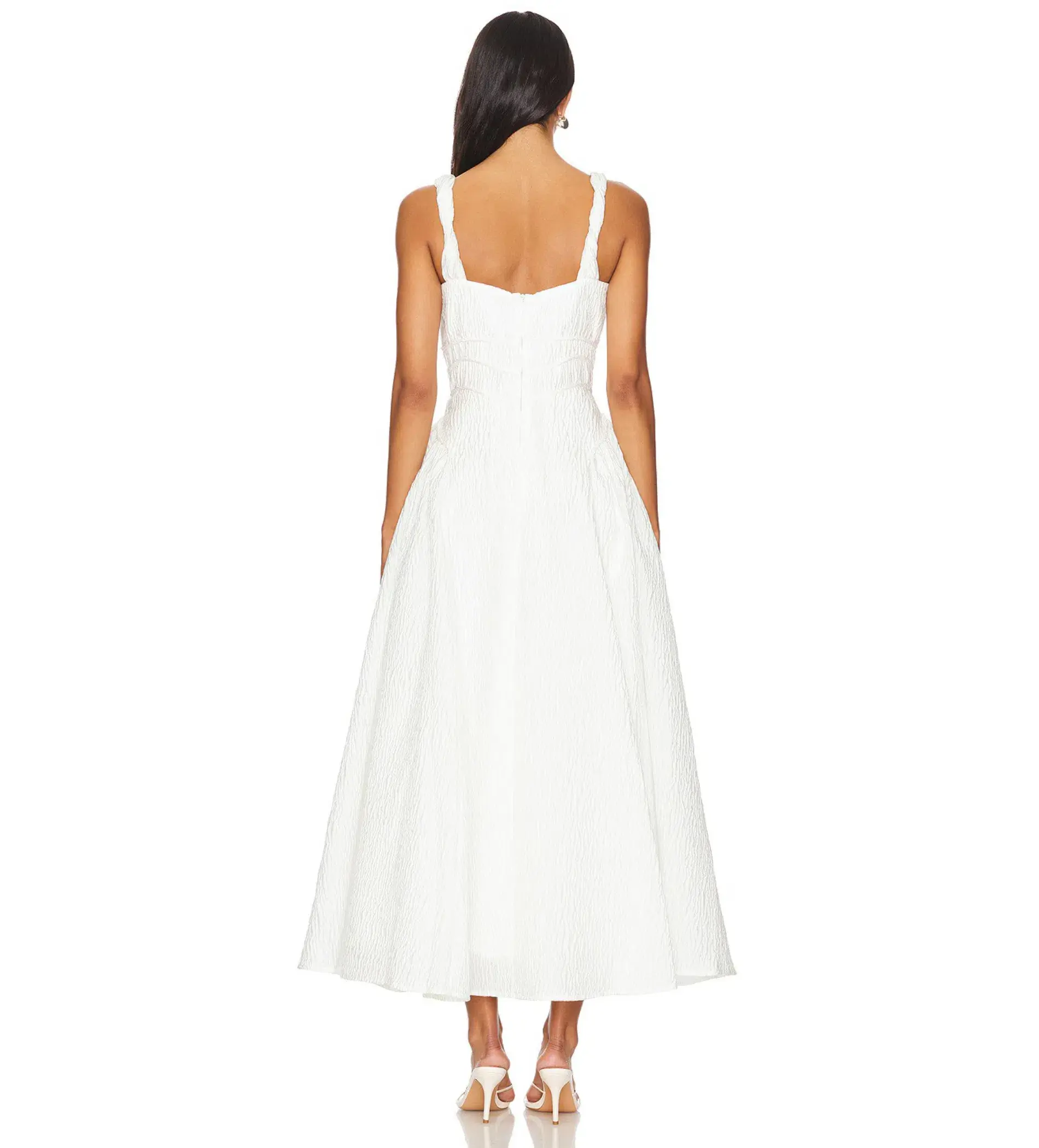 Rachel Gilbert Sophia Strap Maxi Dress Ivory  Size 1/Au 8  - Image 3