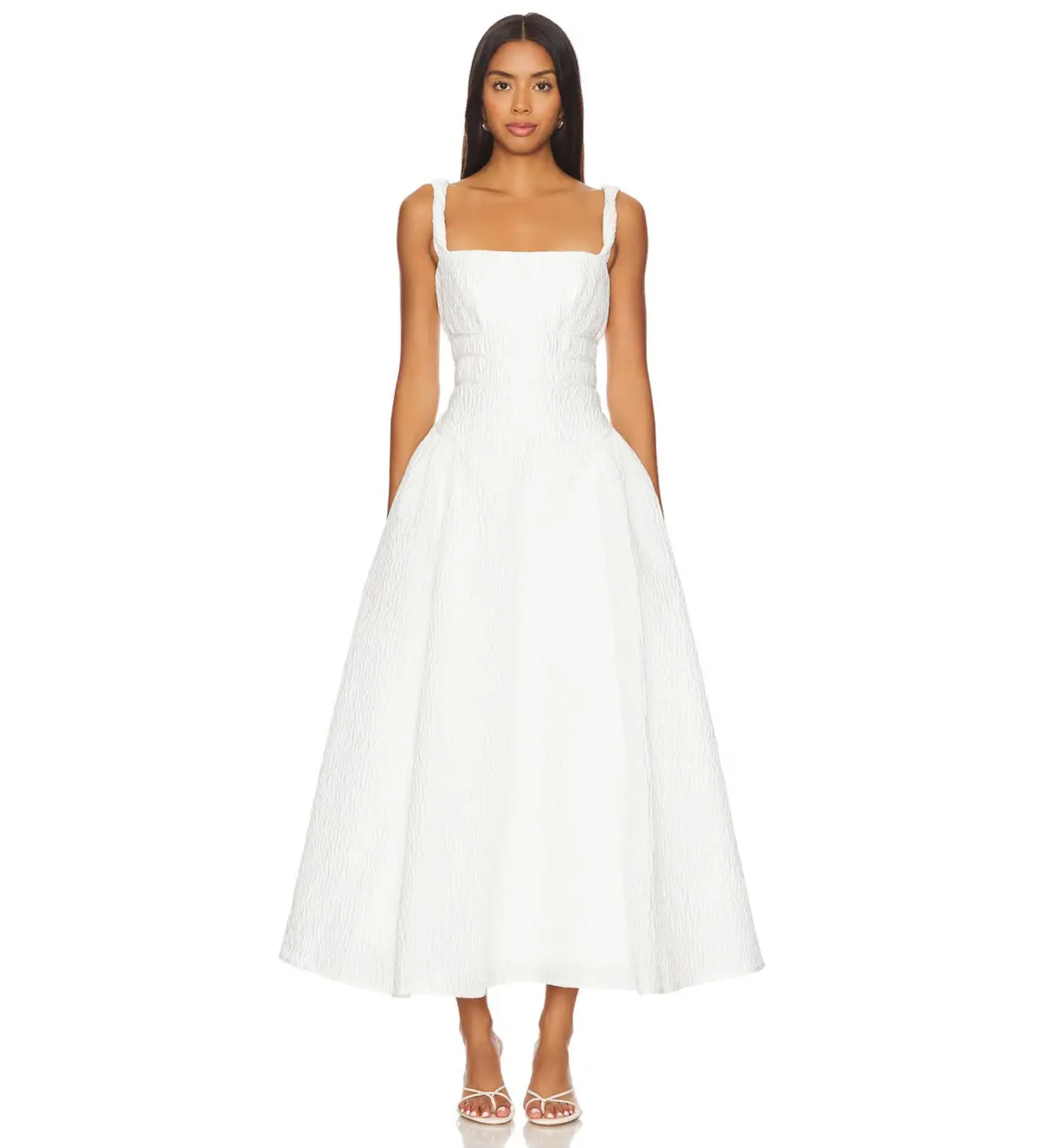 Rachel Gilbert Sophia Strap Maxi Dress Ivory  Size 1/Au 8  - Image 1