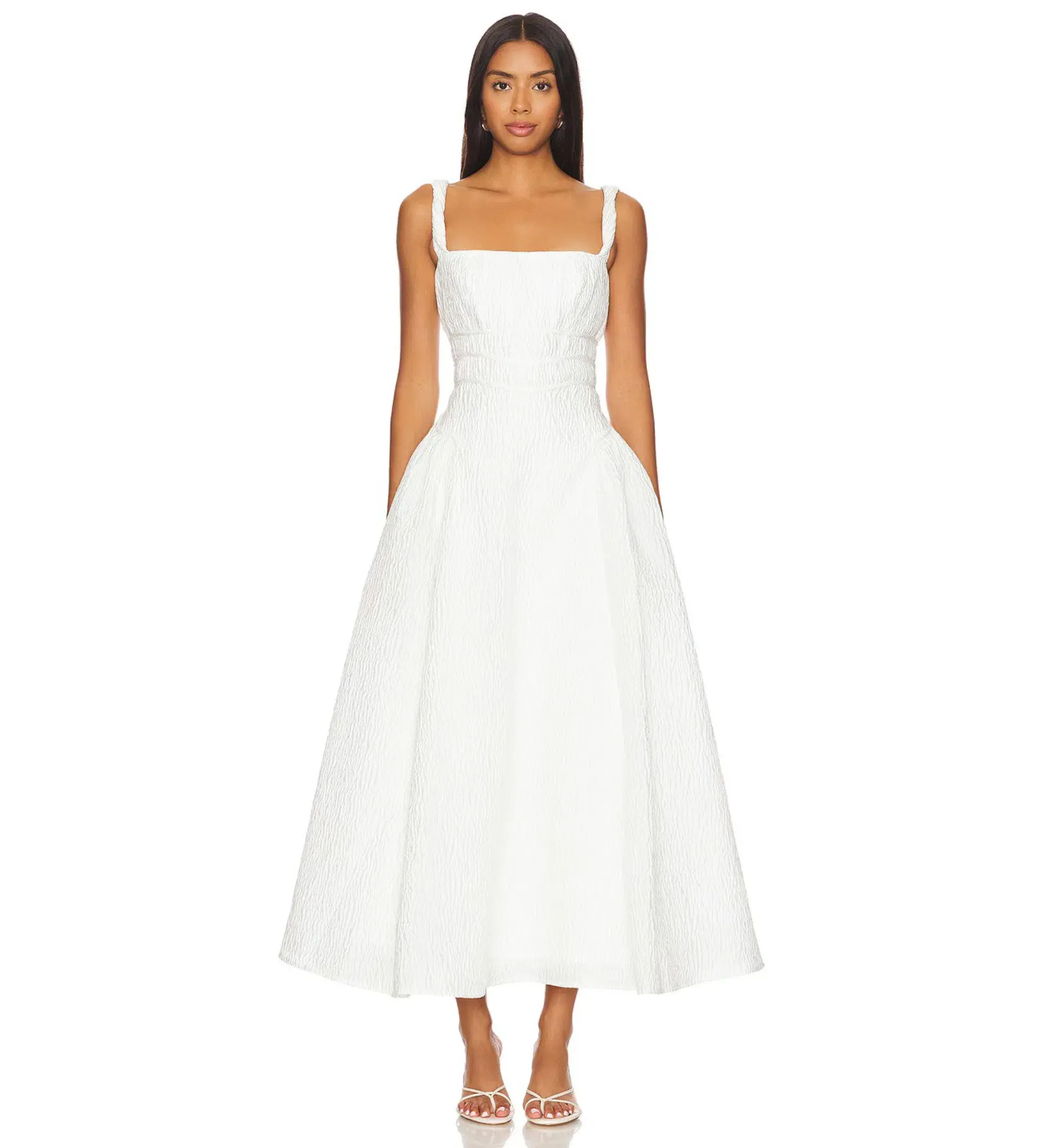 Rachel Gilbert Sophia Strap Maxi Dress Ivory  Size 1/Au 8  - Image 1