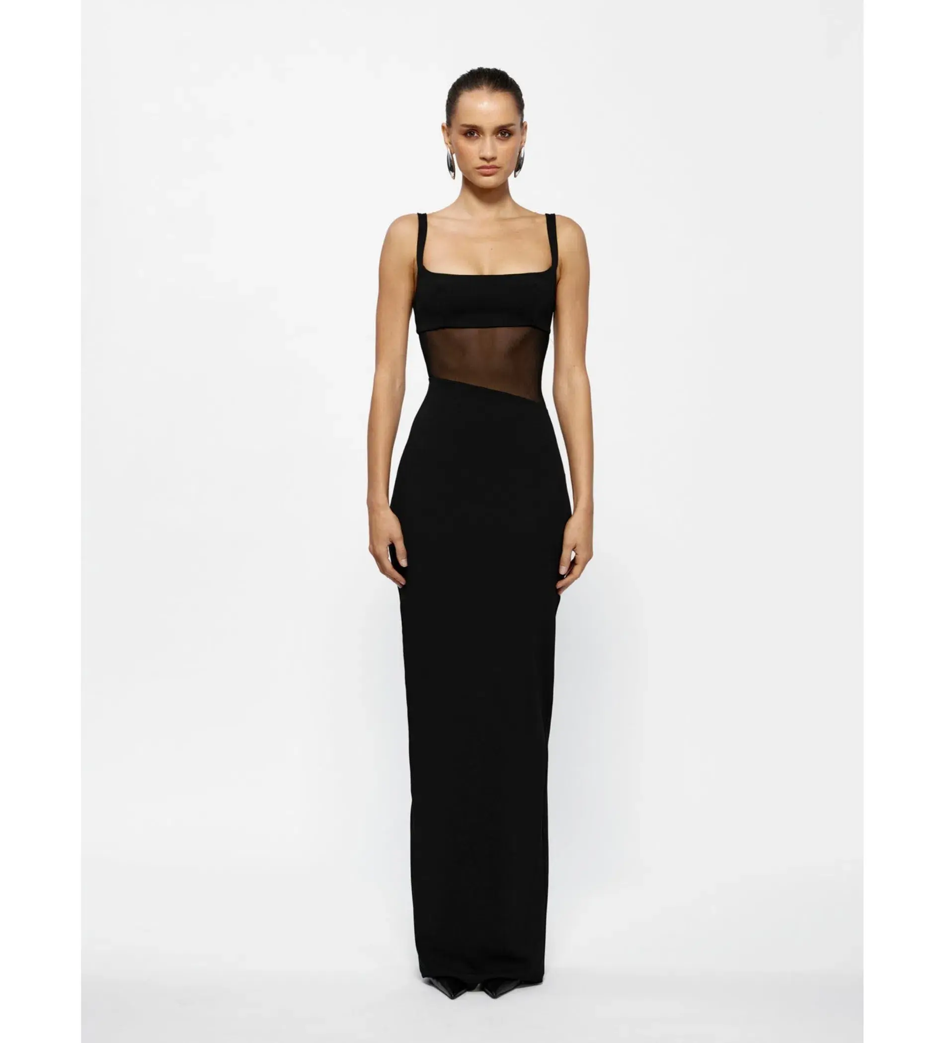 Effie Kats Cyia Gown Black Size 8 - Image 1