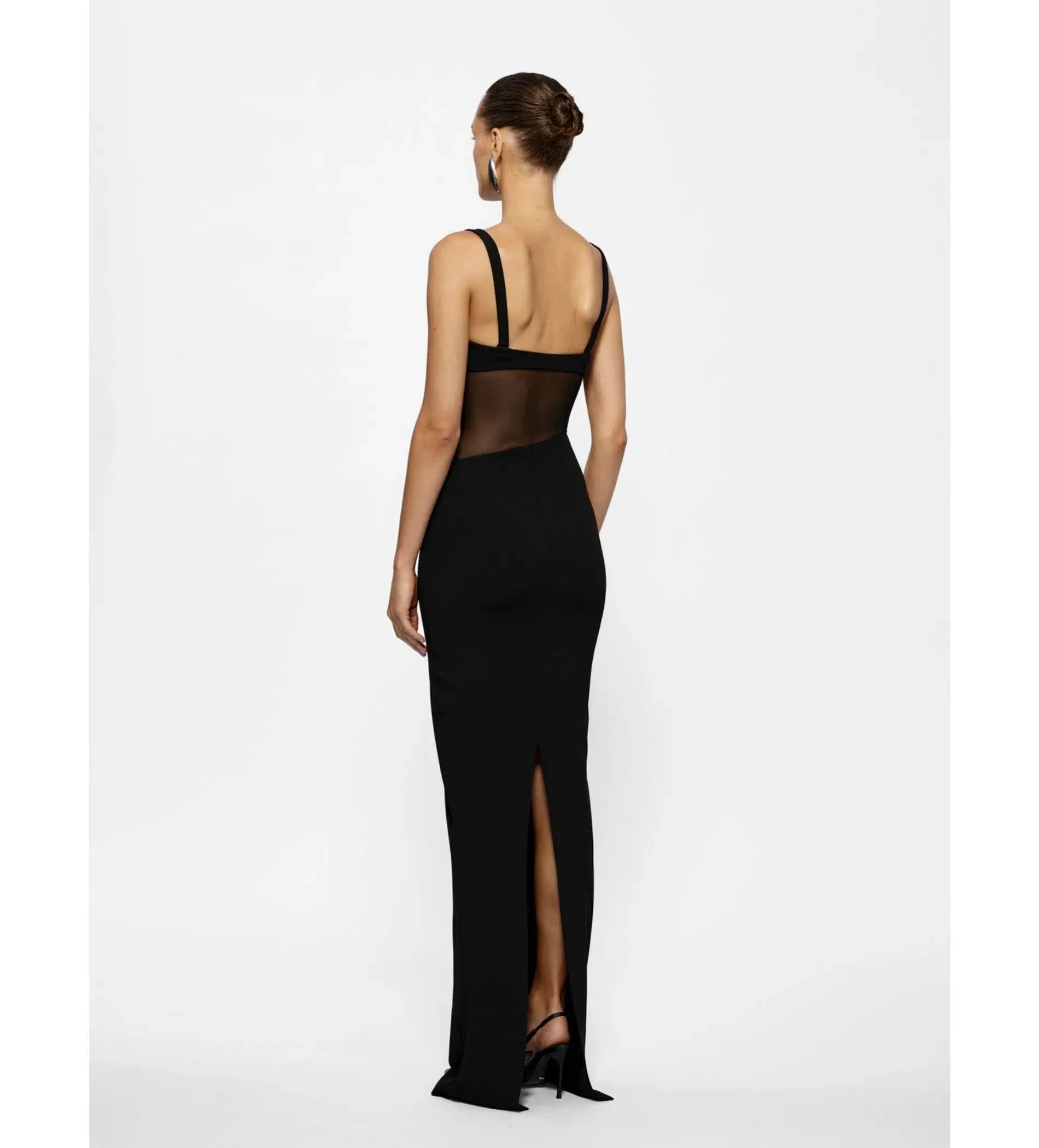 Effie Kats Cyia Gown Black Size 8 - Image 2