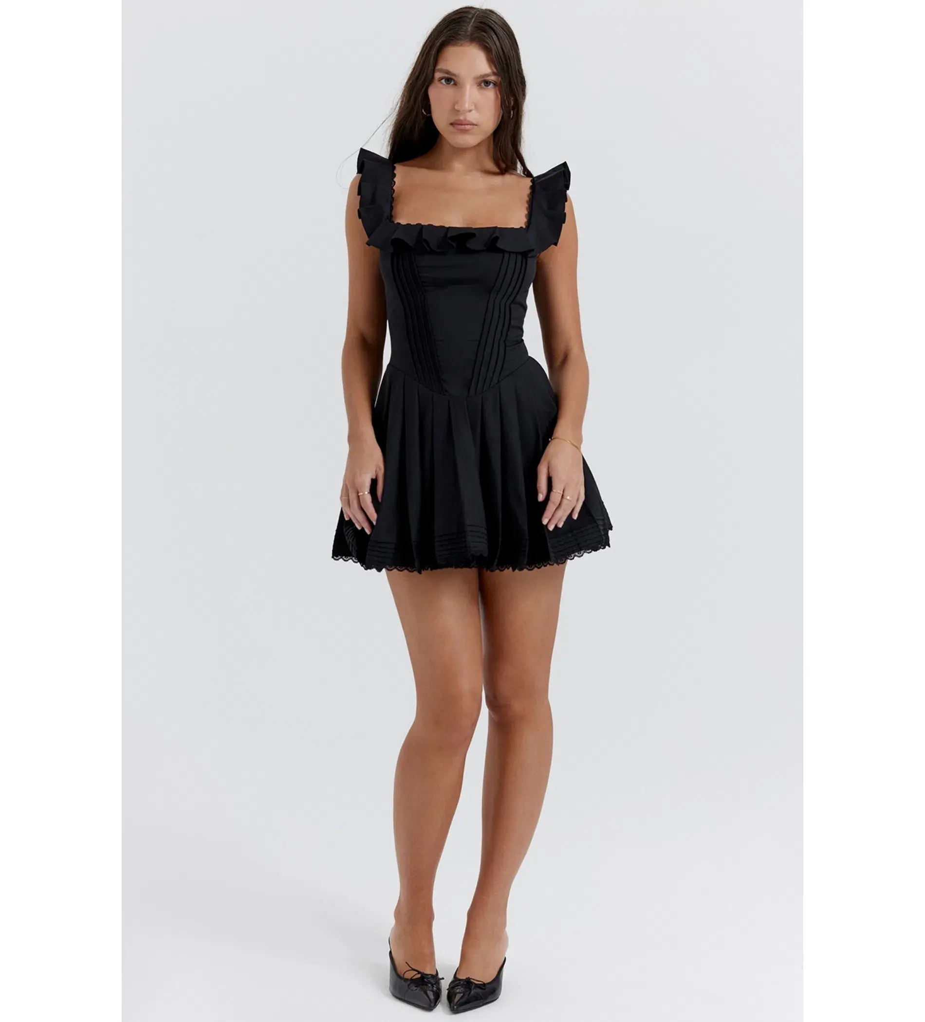 House Of Cb Jemima Dress Black Size 8  - Image 1