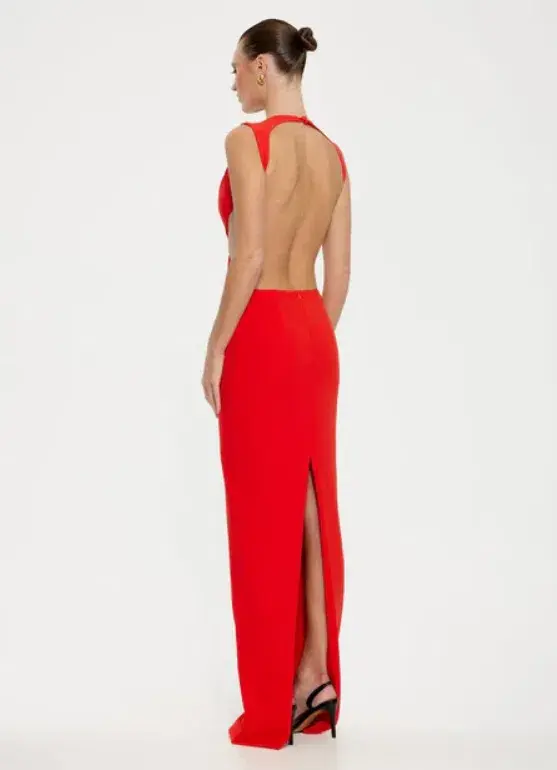 Effie Kats Valencia Gown Chery Red Size AU 10 - Image 2
