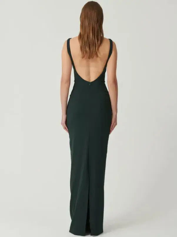 Effie Kats Verona Gown Sacramento Maxi Green Size AU 10 - Image 2