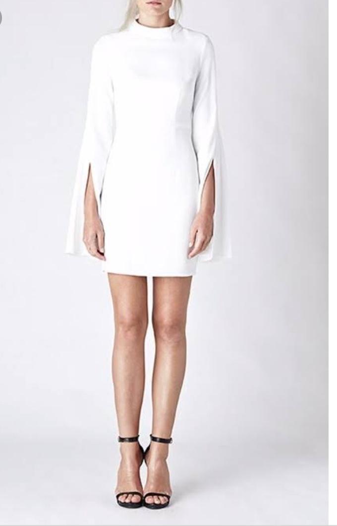 Ruby Sees All Push Pull Dress White Size 12 - Image 1