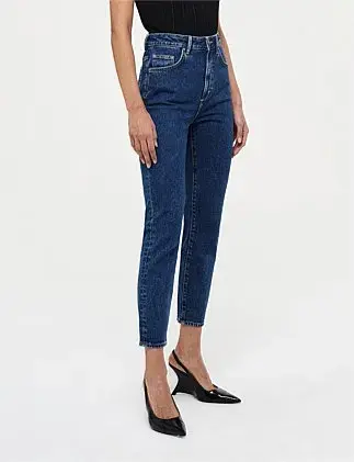 Neuw Denim Lola Mom Jean Pamt Royal Indigo Size 26in/Au 8  for rent on The Volte - main image