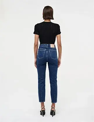 Neuw Denim Lola Mom Jean Pamt Royal Indigo Size 26in/Au 8  for rent on The Volte - main image