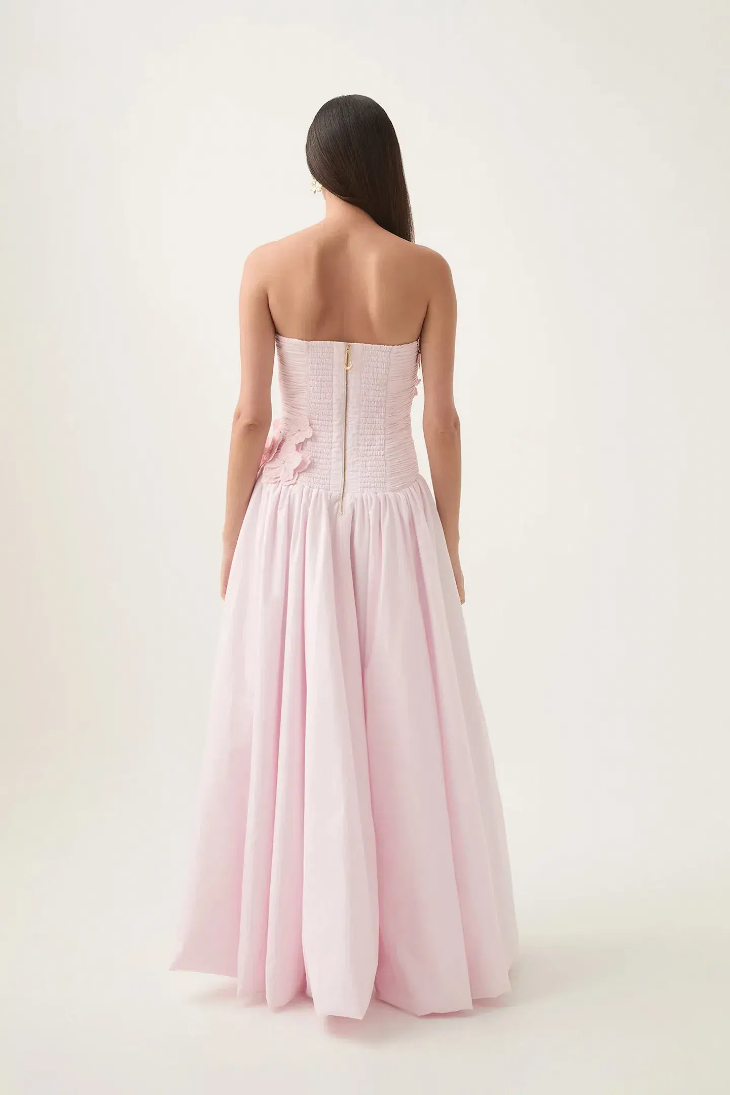 Aje Splendour Flower Gown Pastel Pink Size AU 8 - Image 2